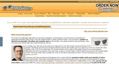Desktop Screenshot of pinhole-glasses.com