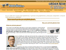 Tablet Screenshot of pinhole-glasses.com